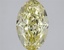2.51 Ct. Fancy Intense  Yellow Oval Lab Grown Diamond
