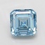 2.04 Ct. Fancy Vivid Blue Asscher Lab Grown Diamond