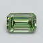 1.05 Ct. Fancy Vivid Green Emerald Lab Grown Diamond