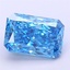 3.01 Ct. Fancy Vivid Blue Radiant Lab Grown Diamond