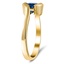 Asymmetrical Sapphire Bezel Ring, smallview