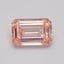 0.93 Ct. Fancy Intense Pink Emerald Lab Grown Diamond