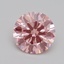 2.76 Ct. Fancy Intense Pink Round Lab Grown Diamond
