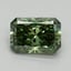 1.62 Ct. Fancy Vivid Pacific Green Radiant Lab Grown Diamond