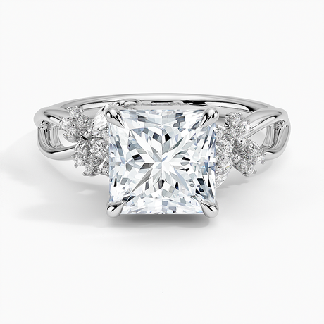 18K White Gold Summer Blossom Diamond Ring (1/4 ct. tw.)