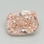 2.04 Ct. Fancy Vivid Pink Cushion Lab Grown Diamond