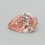 0.37 Ct. Fancy Vivid Pink Pear Lab Grown Diamond