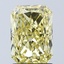 2.09 Ct. Fancy Vivid Yellow Radiant Lab Grown Diamond
