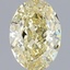 1.08 Ct. Fancy Yellow Oval Lab Grown Diamond