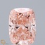 2.16 Ct. Fancy Vivid Pink Cushion Lab Grown Diamond