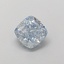 1.14 Ct. Fancy Blue Cushion Lab Grown Diamond