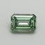 0.48 Ct. Fancy Vivid Green Emerald Lab Grown Diamond
