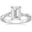 18K White Gold Chamise Diamond Ring (1/15 ct. tw.), smalltop view