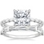 18K White Gold Anita Art Deco Ring with Belvoir Art Deco Diamond Ring