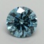 2.05 Ct. Fancy Vivid Blue Round Lab Grown Diamond