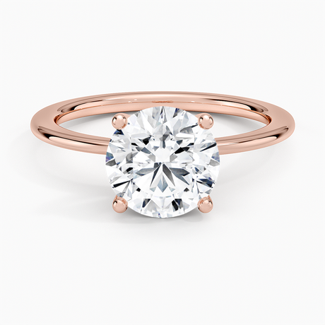 14K Rose Gold Aimee Solitaire Ring
