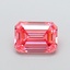 2.10 Ct. Fancy Vivid Pink Emerald Lab Grown Diamond