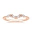 14K Rose Gold Yvette Diamond Ring (1/6 ct. tw.), smalltop view