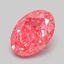 1.09 Ct. Fancy Vivid Pink Oval Lab Grown Diamond