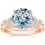 14KR Aquamarine Verbena Diamond Bridal Set (1/4 ct. tw.), smalltop view