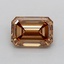 1.05 Ct. Fancy  Brown Emerald Lab Grown Diamond