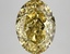 5.43 Ct. Fancy Vivid Yellow Oval Lab Grown Diamond