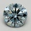 1.50 Ct. Fancy Intense Greenish Blue Round Lab Grown Diamond