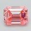 2.46 Ct. Fancy Vivid Pink Emerald Lab Grown Diamond