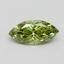 1.00 Ct. Fancy Vivid Green Marquise Lab Grown Diamond