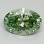 1.67 Ct. Fancy Vivid Pacific Green Oval Lab Grown Diamond