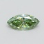 0.50 Ct. Fancy Vivid Green Marquise Lab Grown Diamond