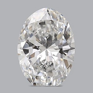 Oval diamond — real photo