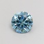 1.15 Ct. Fancy Vivid Blue Round Lab Grown Diamond