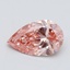 2.00 Ct. Fancy Intense Pink Pear Lab Grown Diamond
