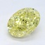 1.31 Ct. Fancy Yellow Oval Diamond