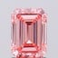 1.39 Ct. Fancy Vivid Pink Emerald Lab Grown Diamond