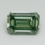 1.50 Ct. Fancy Vivid Pacific Green Emerald Lab Grown Diamond