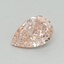 0.54 Ct. Fancy Intense Pink Pear Lab Grown Diamond