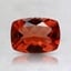 7.1x5.1mm Unheated Orange Cushion Oregon Sunstone