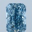 2.07 Ct. Fancy Vivid Blue Radiant Lab Grown Diamond