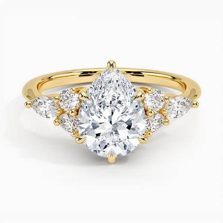 Cluster Engagement Ring - Nadia Diamond