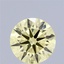 4.21 Ct. Fancy Intense Yellow Round Lab Grown Diamond