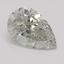 0.50 Ct. Light Green-Yellow Pear Diamond