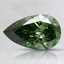 1.03 Ct. Fancy Vivid Pacific Green Pear Lab Grown Diamond