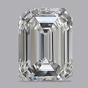 Emerald diamond — real photo