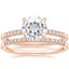 14KR Moissanite Petite Viviana Diamond Bridal Set (1/4 ct. tw.), smalltop view