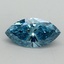 1.22 Ct. Fancy Vivid Blue Marquise Lab Grown Diamond