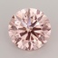 3.01 Ct. Fancy Vivid  Pink Round Lab Grown Diamond