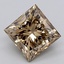 1.61 Ct. Fancy  Brown Princess Lab Grown Diamond