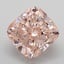 4.00 Ct. Fancy Intense Pink Cushion Lab Grown Diamond